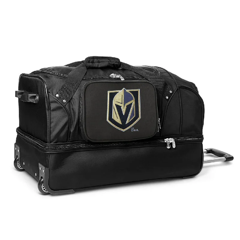 Vegas Golden Knights 27" Rolling Bottom Duffel in Black