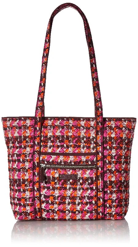 tote bag sturdy leather style-Vera Bradley Iconic Small Vera Tote, Signature Cotton