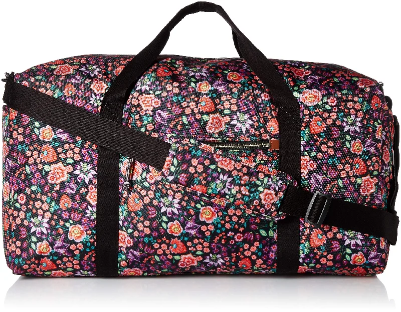 Vera Bradley Lighten Up Large Travel Duffel, Petite Vines