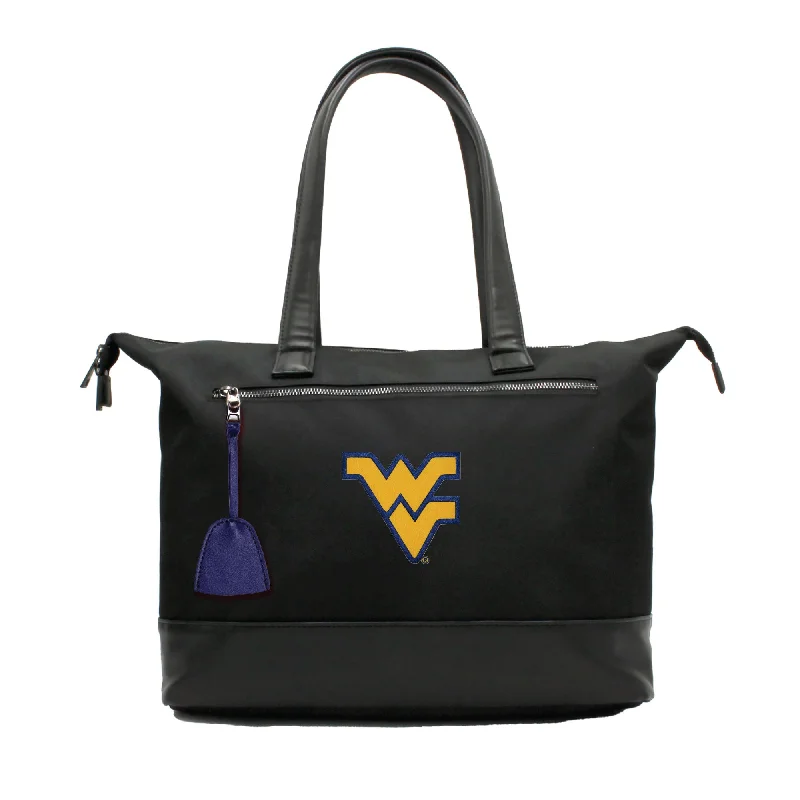 tote bag classic leather canvas-West Virginia Mountaineers Premium Laptop Tote Bag