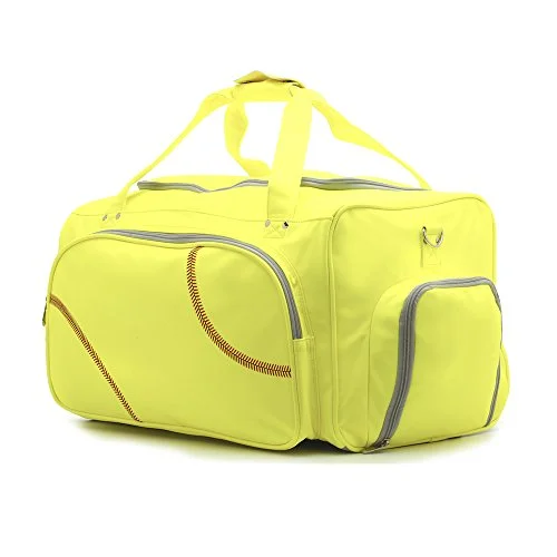 Zumer Sport Duffel, Softball Yellow, One Size